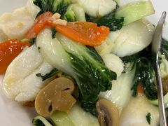 奶白菜元贝-無招牌海鮮(芽笼店)