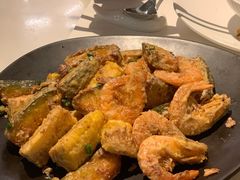 咸蛋黄南瓜甜玉米焗虾-港丽餐厅(高德置地店)