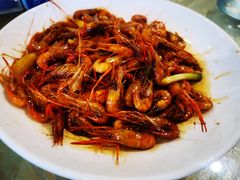 杭州油爆虾-三台山庄中餐厅