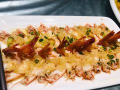 金蒜蒸开边虾-中西名菜(增城万达广场店)