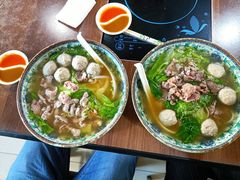 生灼鲜肉双丸河粉-来自潮州牛肉店(华强北店)