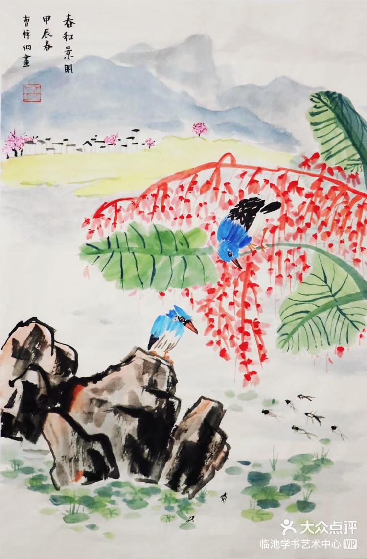 幼儿园大班小朋友国画