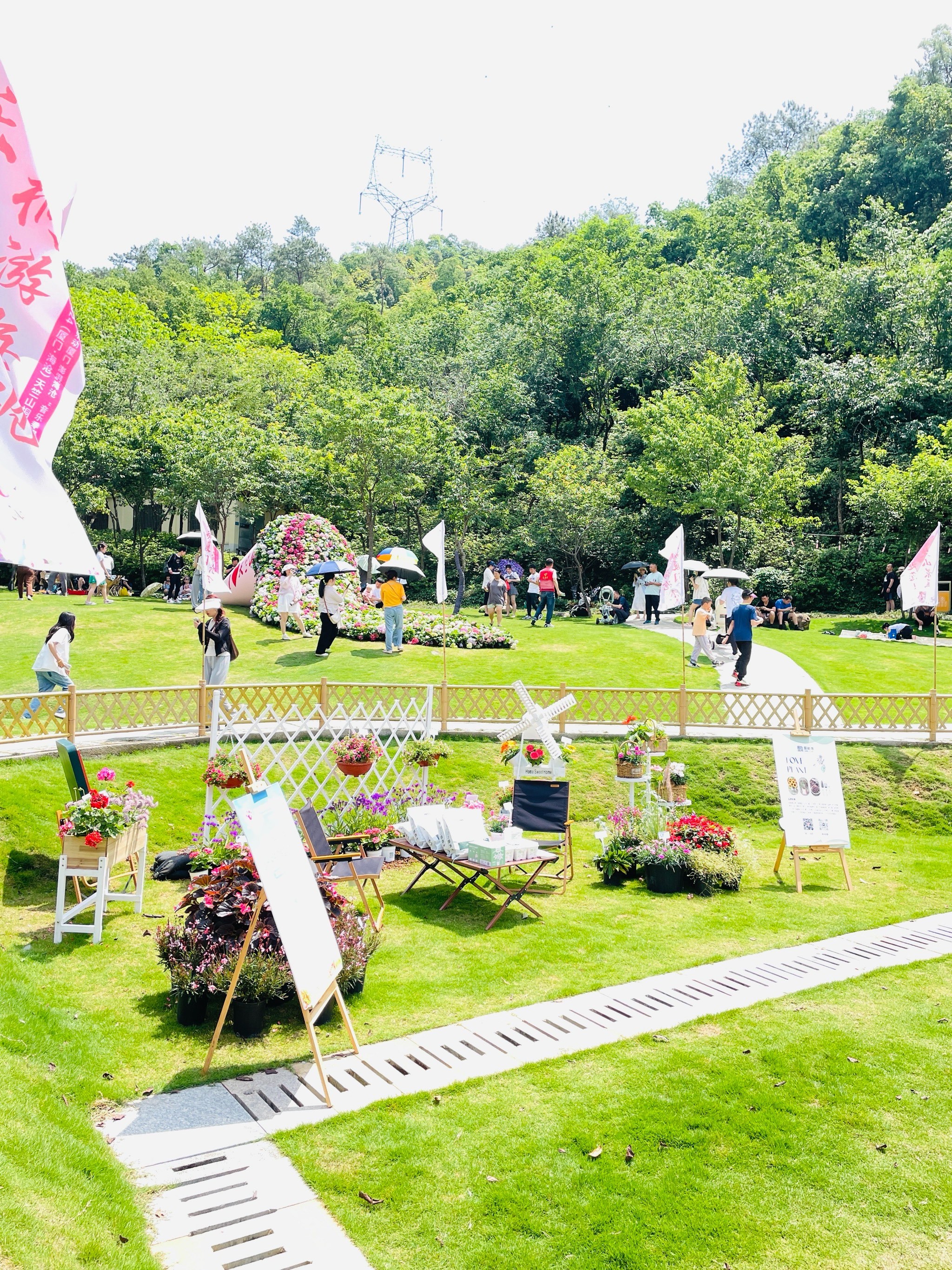 天竺山桐花节,四季花谷内人头攒动,春意具-大众点评