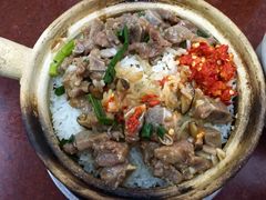 香菇排骨煲仔饭-阳江河堤老牌曾记美食