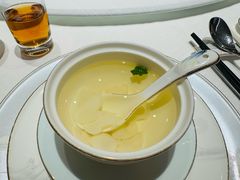 酸辣乌鱼蛋汤-鲁班张葱烧海参(马庄街店)