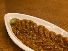 茄子配烟熏彩椒和橄榄油-Tajine Moroccan塔金摩洛哥中东餐厅