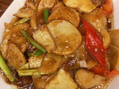 鹅肝酱炒杏鲍菇-烤肉季饭庄
