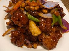 椒香虾仁爆鸡球-陈傻子餐厅(世纪都会店)
