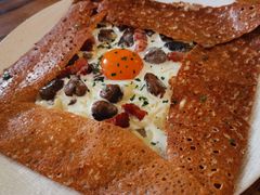 鸡蛋蘑菇熏肉荞麦可丽饼-RAC BAR(安福路店)