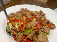 小炒黄牛肉-禾珍珠家常小馆(河南博物院店)