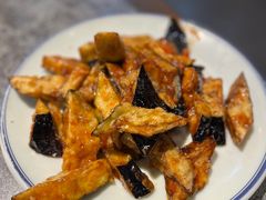 风味茄子-华盛园卷子王农家菜水库鱼