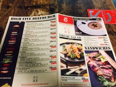 菜单-HIGH FIVE哈福手工汉堡(桂林路店)
