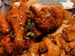 炸鸡翅一半一半-富乐满韩国正宗炸鸡韩国料理(虹泉路店)