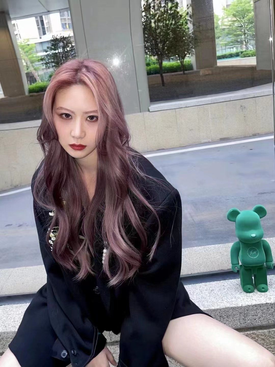 高级感发色奶芋紫