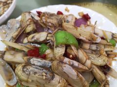 葱油蛏子-温州一家人美食(西木头市店)
