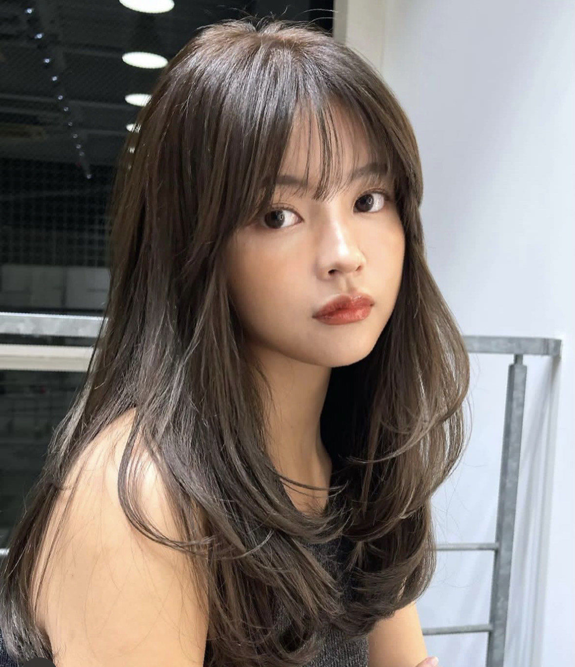 法式刘海造型烫