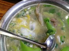 鸡杂苦瓜芥菜鸡蛋汤-顺徕德仙庙烧鸡(荔湾总店)