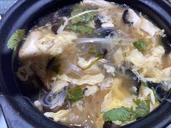 砂锅醋椒豆腐-天津乾毓德饭庄·清真传统炒菜·海鲜烧烤(咸阳路店)