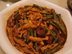 驴腩豆角焖卷子-孙记驴肉山庄(李桥店)