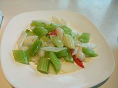 百合西芹烩山药-望湘园·湖南菜(宏伊店)