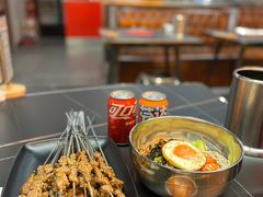 炭烤原味羊肉串-许哥东北烧烤·铁丳烤串·宫后夹肉(繁花中心店)