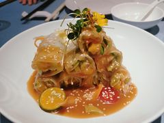 沾汁蔬菜米卷-南堂館川菜文化餐厅(天府店)