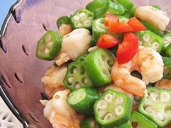 虾仁扒秋葵-阿湘婆(中山路店)