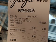 账单-gaga(深圳福田星河COCO Park店)