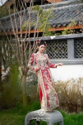 -桃子造型婚纱礼服(凤起广场店)