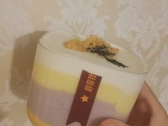 奶盖芋泥流沙杯-仙豆菓夫(鼓楼店)