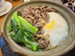 窝蛋榨菜牛肉煲仔饭-煲煲掂风味煲仔饭餐厅(西区店)
