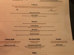 菜单-Burger & Lobster(Dean Street)