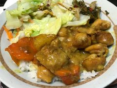 咖喱鸡肉饭-永和大王(蛙嫩鸡香煲煲鲜·军博店)