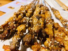 烤羔羊肉串-木屋烧烤(白石洲店)