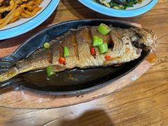-东来菜馆•手抓海鲜家常菜•海鲜锅贴(鸽子窝店)