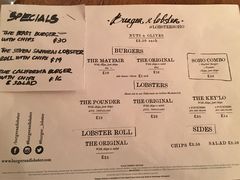菜单-Burger & Lobster(Dean Street)