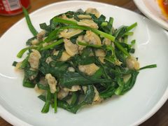 韭菜炒蛤肉-毛哥小馆子(百井坊巷店)
