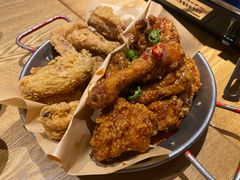 炸鸡翅原味拼甜辣-富乐满韩国正宗炸鸡韩国料理(虹泉路店)