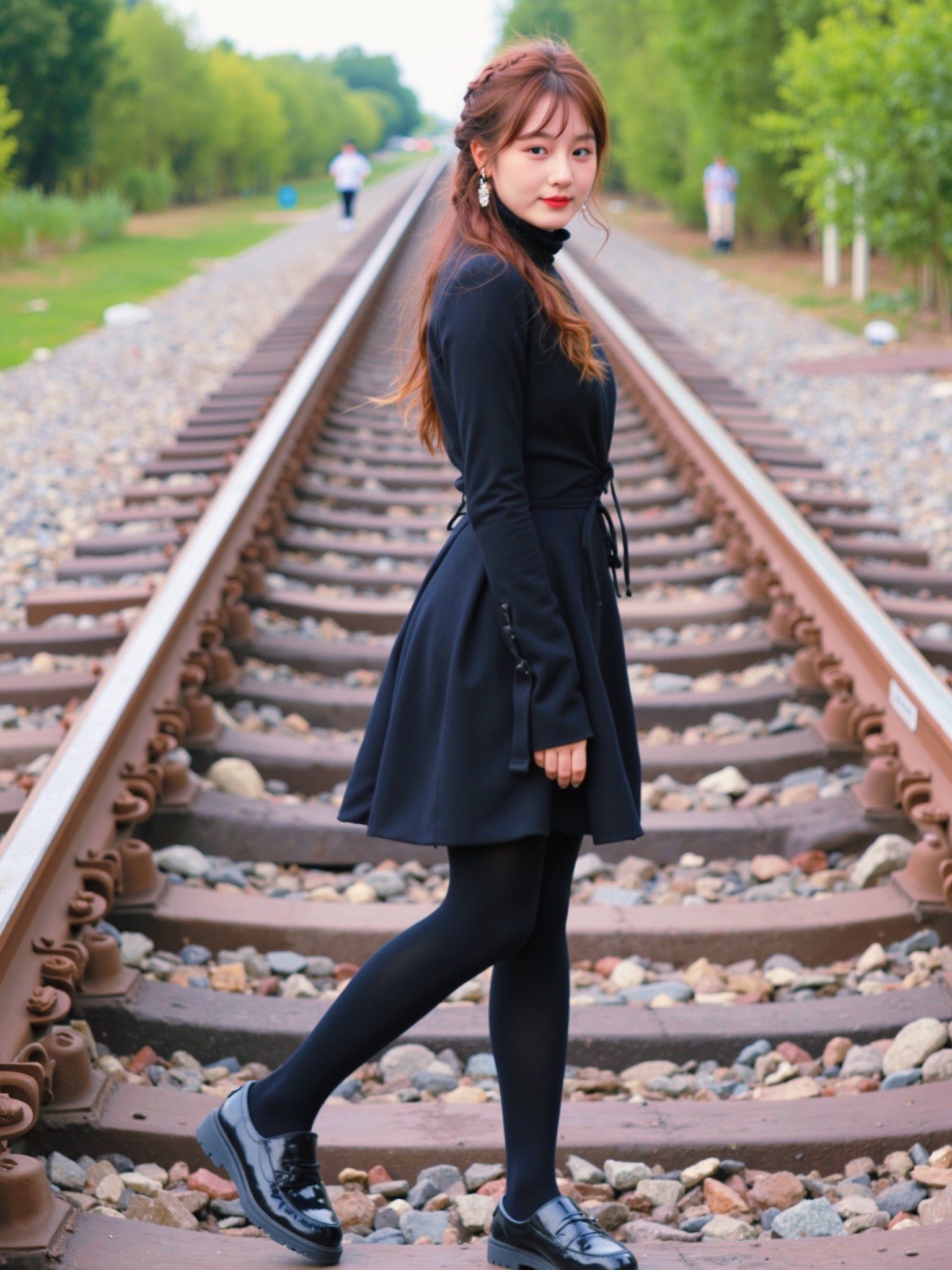 回忆满满的火车道旅拍