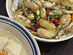 葱油竹蛏-健眺小海鲜(临海后山店)