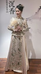 -懿沉香中式嫁衣礼服秀禾服龙凤褂马来褂旗袍总店