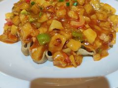 土豆茄子扒莜面-三道菜(明堂公园店)