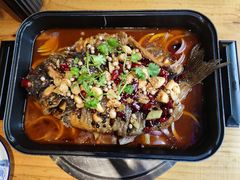 烤盘清江鱼香辣-小小河边鱼(天润城店)