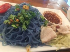 -蝶豆花蓝面条