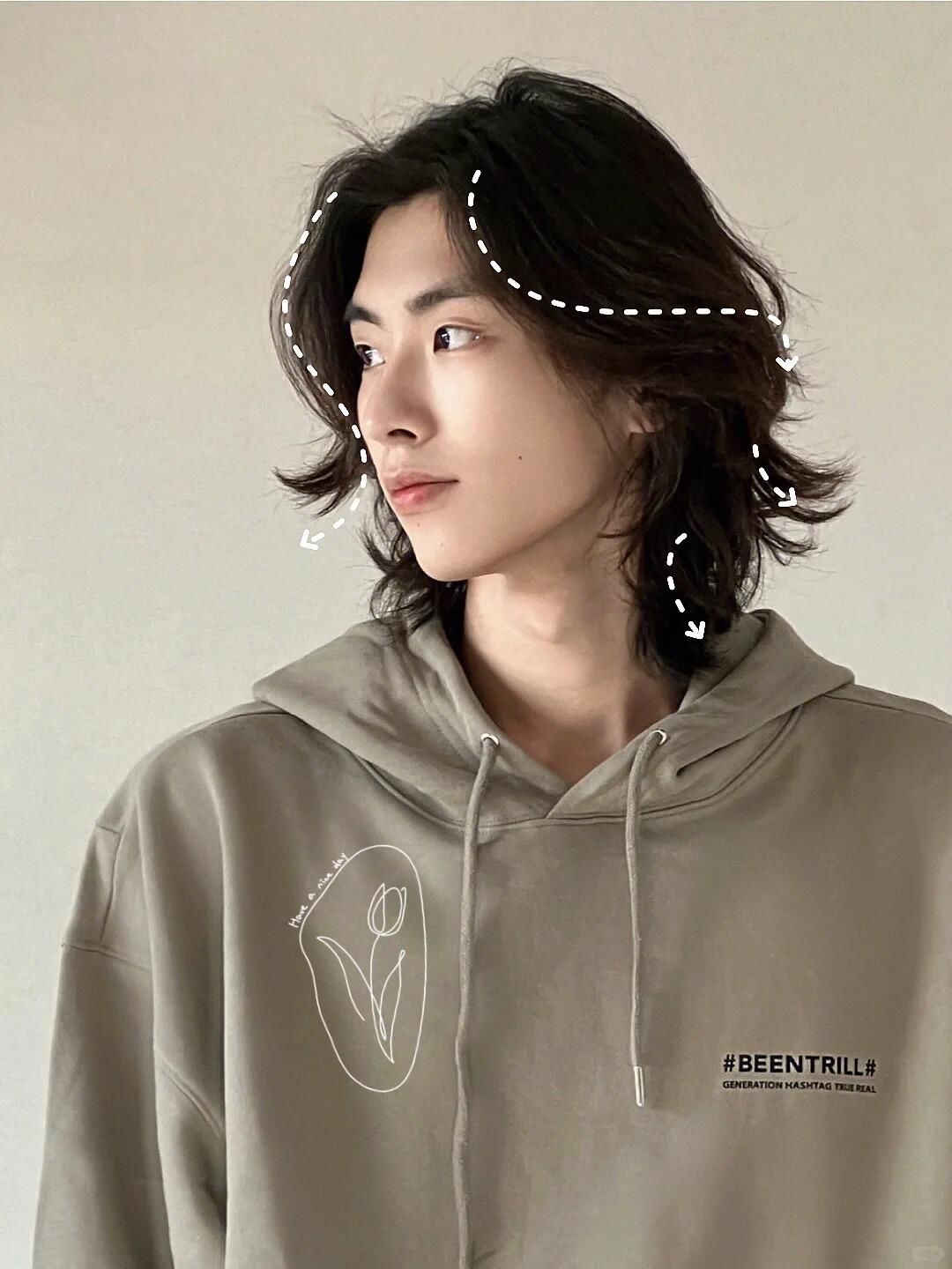 👦 男士鲻鱼头烫发,型男必备