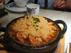 石板蒜蓉虾-小菜园新徽菜(合肥之心城店)