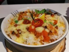 秘制双酱鸡肉焗饭-露露家咖啡店
