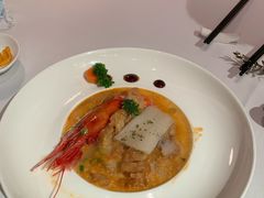 西班牙红虾配竹笙虾汤蒸蛋白-新同乐鱼翅酒家(美丽华店)