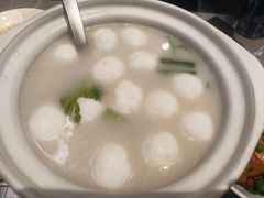 芥兰手打鱼丸汤-楚山晓·楚湘菜(江夏永旺店)