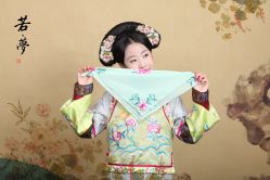 -后宫·古装汉服京剧儿童亲子全家福摄影